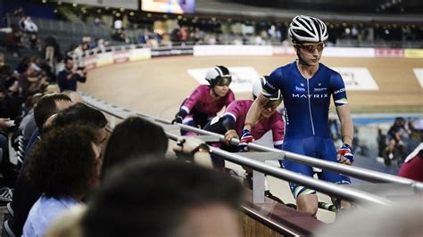 Laura kenny (centre) competes in the women's elimination race at the uci track cycling world championships in berlin last year. Olympic champion Laura Kenny preparing to relearn the ...