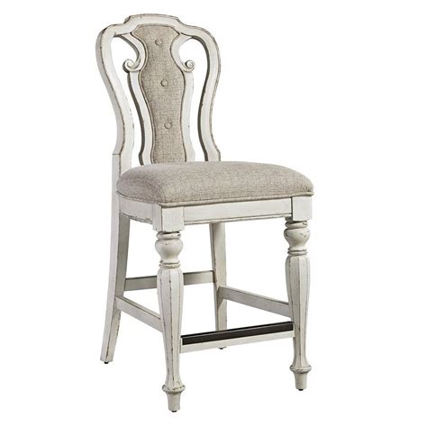 Blending of european influences makes magnolia manor a truly unique style for any living space. Magnolia Manor Counter Height Chair (Set Of 2) Liberty ...