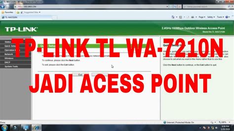 We did not find results for: CARA MUDAH SETTING TP LINK TL WA-7210N SEBAGAI ACCESS ...