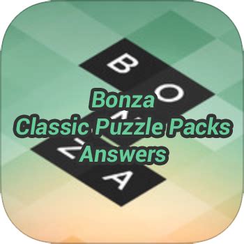 Here you can find easy crossword puzzles for children and students in elementary and middle school. Bonza Answers Classic Puzzle Pack - Game Solver