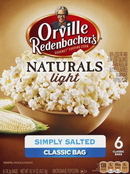Check spelling or type a new query. Orville Redenbacher Gourmet Popping Corn Naturals Light ...