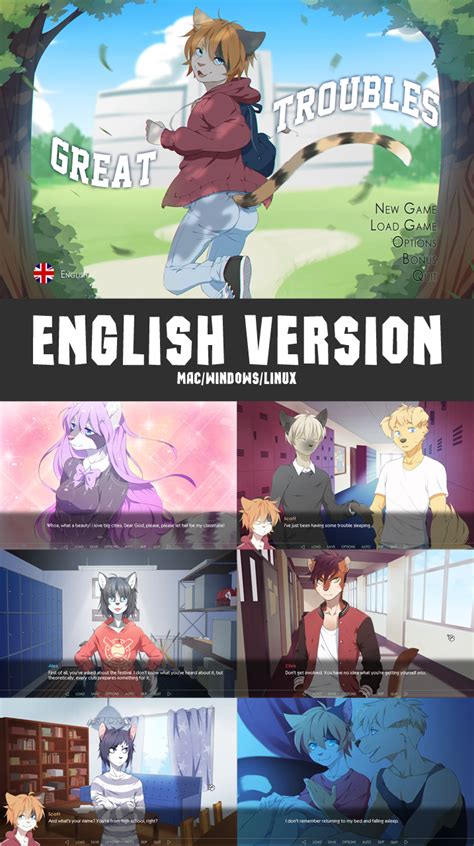 Play all game genres for free online at funnygames. Visual novel project Great Troubles - English Version by ...