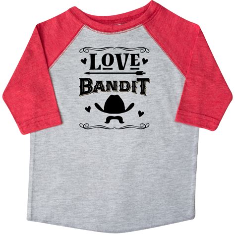 Valentine's day ombre sweet treat. Valentines Day Boys Love Bandit Toddler T-Shirt Heather ...