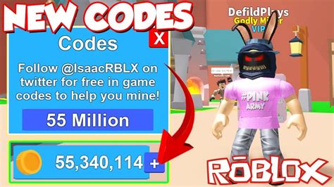 Roblox promo codes provide the very best things in life: (Code) ALL WORKING SECRET TWITTER MONEY CODES IN Roblox Mining