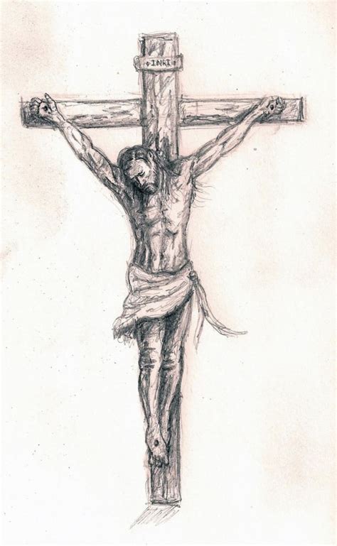 Jesus christ sketch at paintingvalley com explore collection of. Image result for the rugged cross of Jesus line art ...