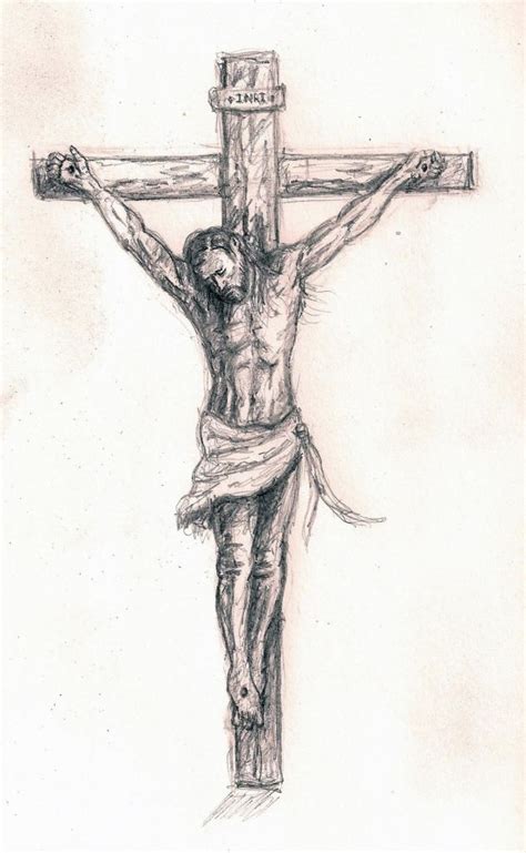 All you will need is a pencil, an eraser, and a sheet of. Image result for the rugged cross of Jesus line art ...