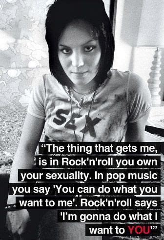 My first real argument with my father was over the rolling stones. Sad And Depressing Quotes :Joan Jett, baby ...