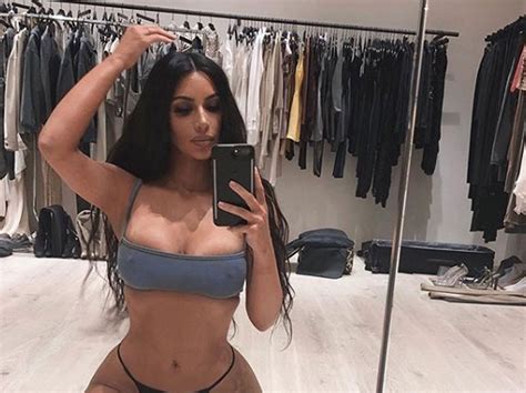 While promoting her underwear company on. Kim Kardashian: Selfie-Burnout! | InTouch