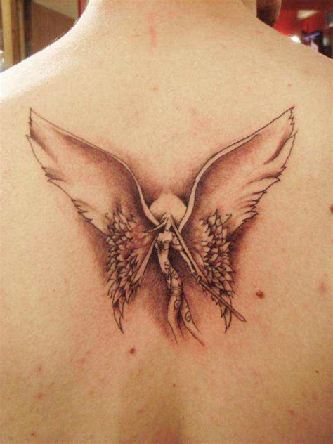 You can draw one as a standalone tattoo or mix it if you just want a small tattoo, then locations like the forearm, leg, and shoulder are suitable. 155 Charming Angel Tattoos - Most Popular Designs of 2020 ...