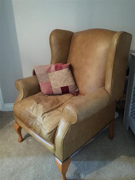 Laura ashley leather wing armchair ebay armchair winged. Laura Ashley Denbigh Leather Armchair - - - - - - # ...