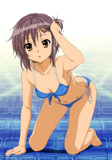 At first glance, she appears to be an introverted, taciturn bibliophile. Nagato Yuki voted best pettanko anime girl | Yukifan