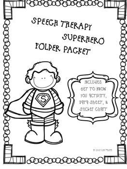 Based on your symptoms, they might encourage you to get help. Speech Therapy Folder Packet | Sticker chart, Get to know ...