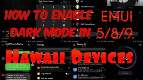 How to get game mode back in honor 9n. How/to/Enable/dark/mode/in/EMUI//5/8/9//in/Hawaii/Honor ...