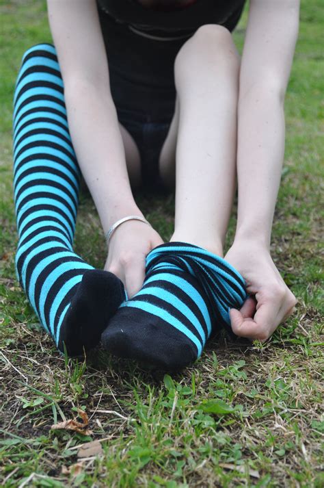 Sissy leather toes heels show red toes nails in nylons 3m:51s 2 years ago. Taking Off | My fiancee in her stripey socks :) | Artistic ...