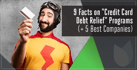 With this programme, you get to make sure that each moment of your life is a memorable experience, thanks to several premium privileges. 9 Facts on "Credit Card Debt Relief" Programs & the 5 Best Companies - BadCredit.org