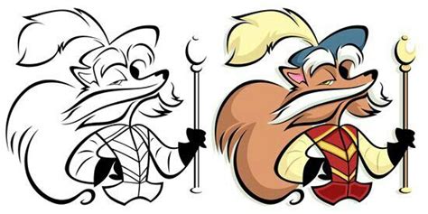 The muppets are puppets who have outrageous characters. Sir didymus | Tattoo style art, Cartoon styles, Literature art