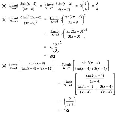 Contoh berikutnya tipe soal limit → ∞ yang berbentuk selisih akar kuadrat. Limit Fungsi Trigonometri - Materi Lengkap Matematika SMA ...