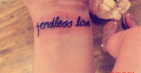 Endless love endless love, is spelled in a sloppy cursive font on the wearer's index finger in this shaky tattoo. Cross with "endless love" tattoo | Tattoos, Love tattoos ...