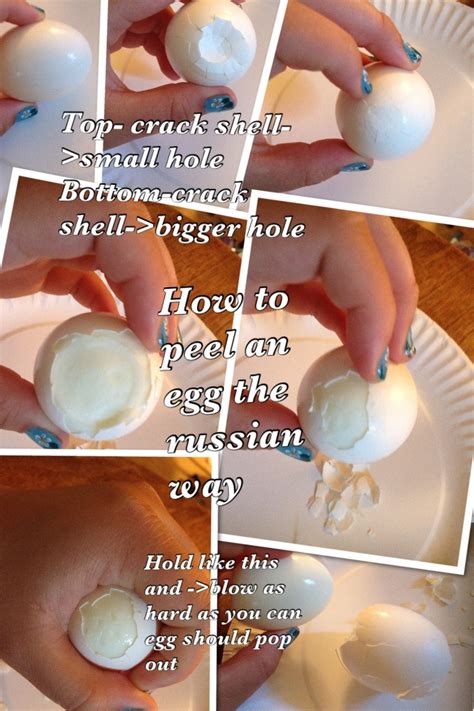 How to peel an egg the russian way(after crazy russian ...