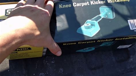 Menards carpet tiles are a cheap flooring option. BAD Open Box Review XtremepowerUS Carpet Installation Knee ...