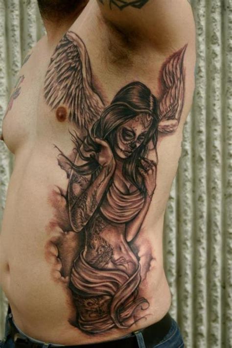 By michelle malia and hannah orenstein. Awesome Angel and Sword Tattoos For Men (NSFW ...