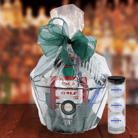 Hang it with pride on your garage's wall.size: Father's Day Golf Gift Basket