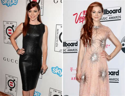 I'm so jealous of alyson hannigan. These Celebrity Doppelgangers Will Have You Seeing Double
