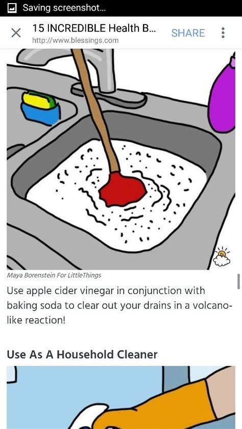 First, pour a cup of baking soda into the drain. Drain Unclogging - Apple Cider Vinegar & Baking Soda ...