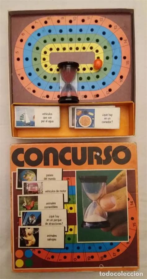 ¡los juegos más chulos gratis para todo el mundo! Juego de mesa CONCURSO. Años 70-80 | Juegos de mesa ...