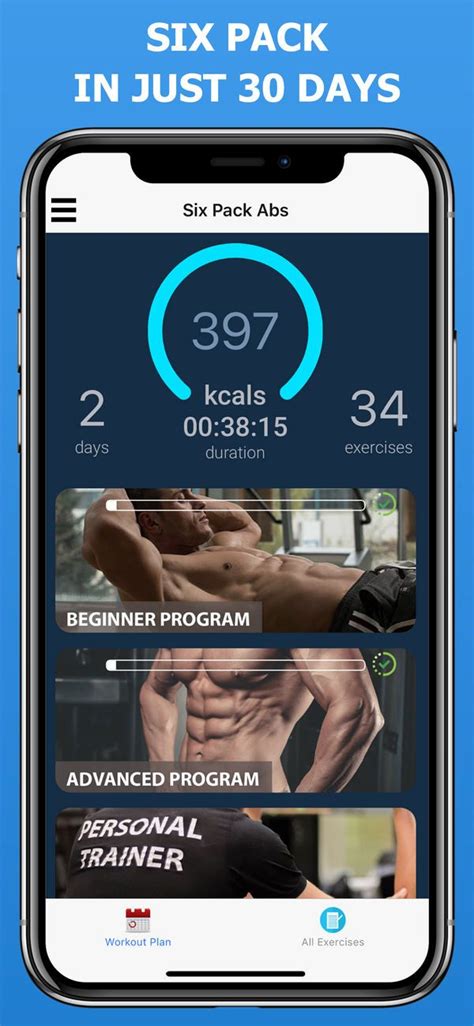 With more reps, you are burning the excess fat around the core muscles. ‎Six Pack in 30 Days on the App Store | Six packs, Ab ...