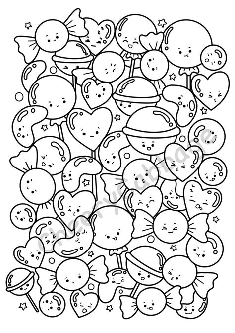 The candy coloring pages are available on this page. Candy coloring page Printable coloring page for kid and ...