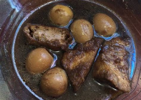 Martabak telur puyuh, street food. Resep Semur tahu& telur puyuh *day 18* oleh Asri Suwasani - Cookpad