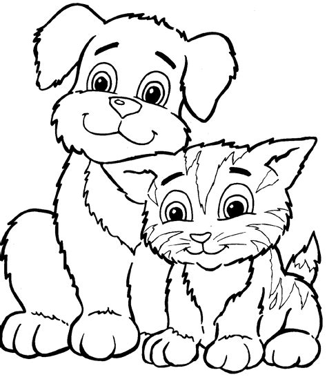 We have collected 40+ puppy and kitten coloring page to print images of various designs. Pin on Mcoloring