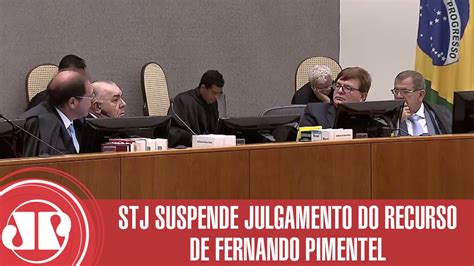 O artista está bem, porém segue precisando de qualquer ajuda financeira ou material. STJ suspende julgamento do recurso de Fernando Pimentel ...