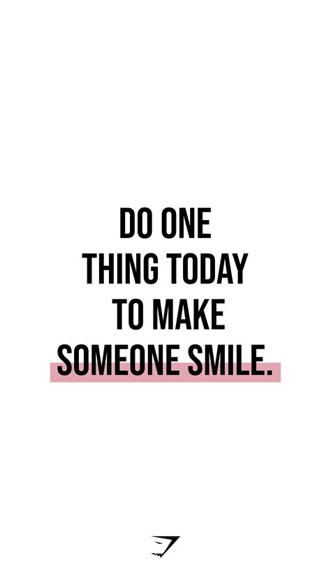 It must be ear to ear. Do one thing today to make someone smile. #Gymshark # ...