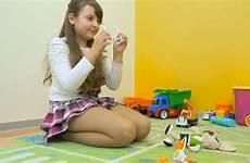 playing girl little doctor toys room storyblocks