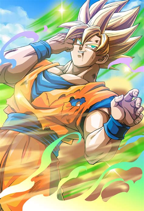 This is the story arc that introduced future trunks, gave gohan super saiyan 2 along with making him the. Goku (Cell Saga) card Bucchigiri Match by maxiuchiha22 ...