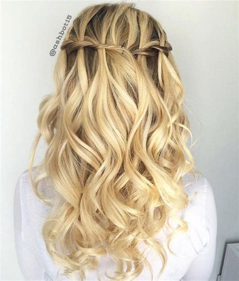 Watch and download blonde vs brunette in gorgeous double lapdance for free. 40 Flowing Waterfall Braid Styles | Waterfall Braid ...