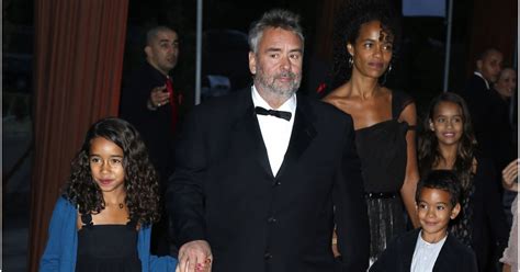 C'est une belle rencontre dans ma vie. Luc Besson, sa femme Virginie Silla, leurs filles Thalia ...