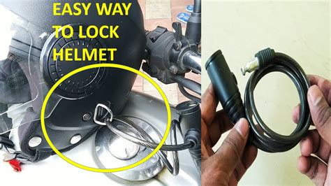 A bicycle locker or bike box is a locker or box in which up to 2 bicycles can be placed and locked. EASY WAY TO LOCK HELMET IN BIKE | HELMET LOCK | - YouTube