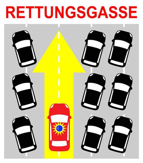 Aufkleber sichern, einfach auf den kofferraum kleben und zum lebensretter werden! Richtiges Verhalten bei Stau - Ratgeber | TÜV NORD