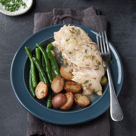 While the chicken finishes cooking in the oven, bobby tosses. Tender Lemon Chicken | Recipe in 2020 | Lemon chicken ...