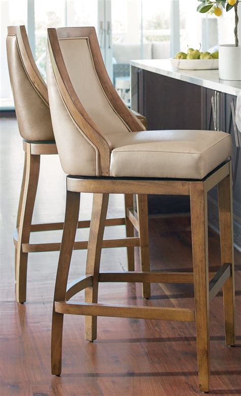 Best swivel counter stools with backs. Ellis Swivel Bar & Counter Stool | Grandin Road in 2020 ...