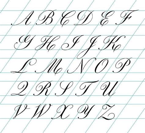 Select level to test yourself in writing the alphabet quickly. Copperplate Worksheet | Copperplate calligraphy ...