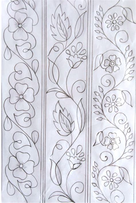 Unique and awesome embroidery designs. #HandEmbroideryPattern #Pencilart Hand Embroidery Pattern ...