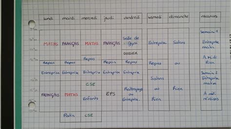 Tu trouveras dans cet article comment construire ton planning révisions bac s. exemple planning cned