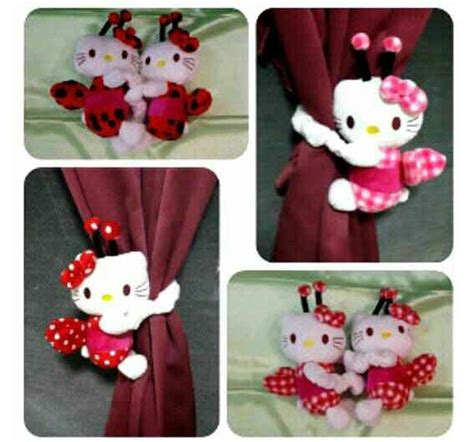 Gorden motif kartoon gorden hello kitty. #ikat #gorden #hellokitty #sepasang @ 95.000