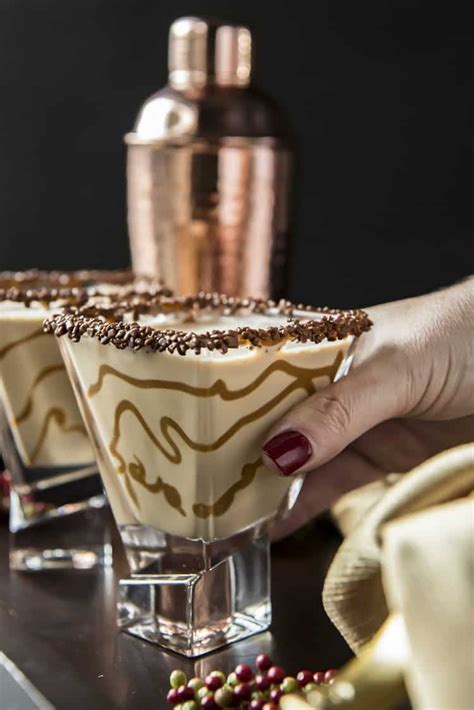 Why are we showing you how to make salted caramel vodka? If you're looking for a tasty nightcap, this creamy Salted Caramel Chocolate Martini will l ...