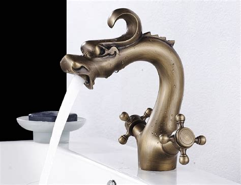 A chinese dragon, also known as loong, long or lung, is a legendary creature in chinese mythology, chinese folklore, and chinese culture at large. Dragon Bathroom Sink Faucet » Gadget Flow