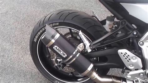 Direct fitment for fz07 & mt07 2013. Yamaha  Mt-07 custom  with Arrow (no db killer) - YouTube